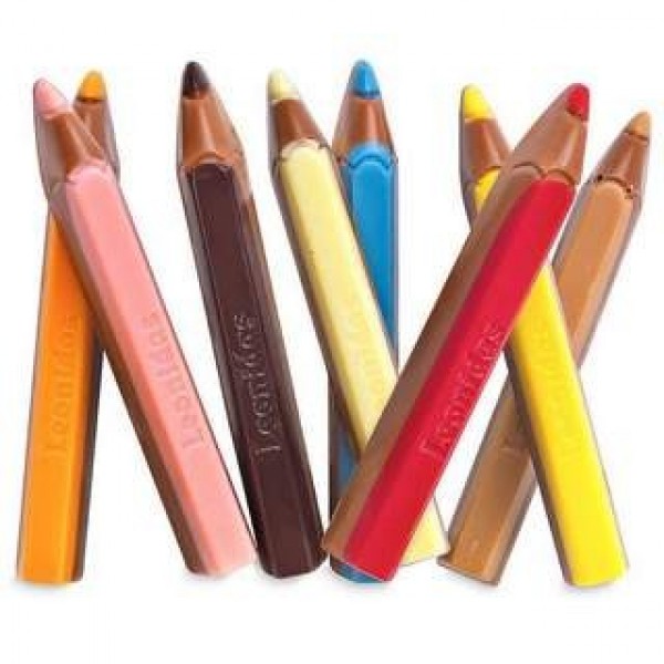 Creioane colorate - Ciocolaterie Ploiesti, Romania Culorile special alese pentru ei sunt: crem, roz, galben, oranj, maro, albastru, alb...
